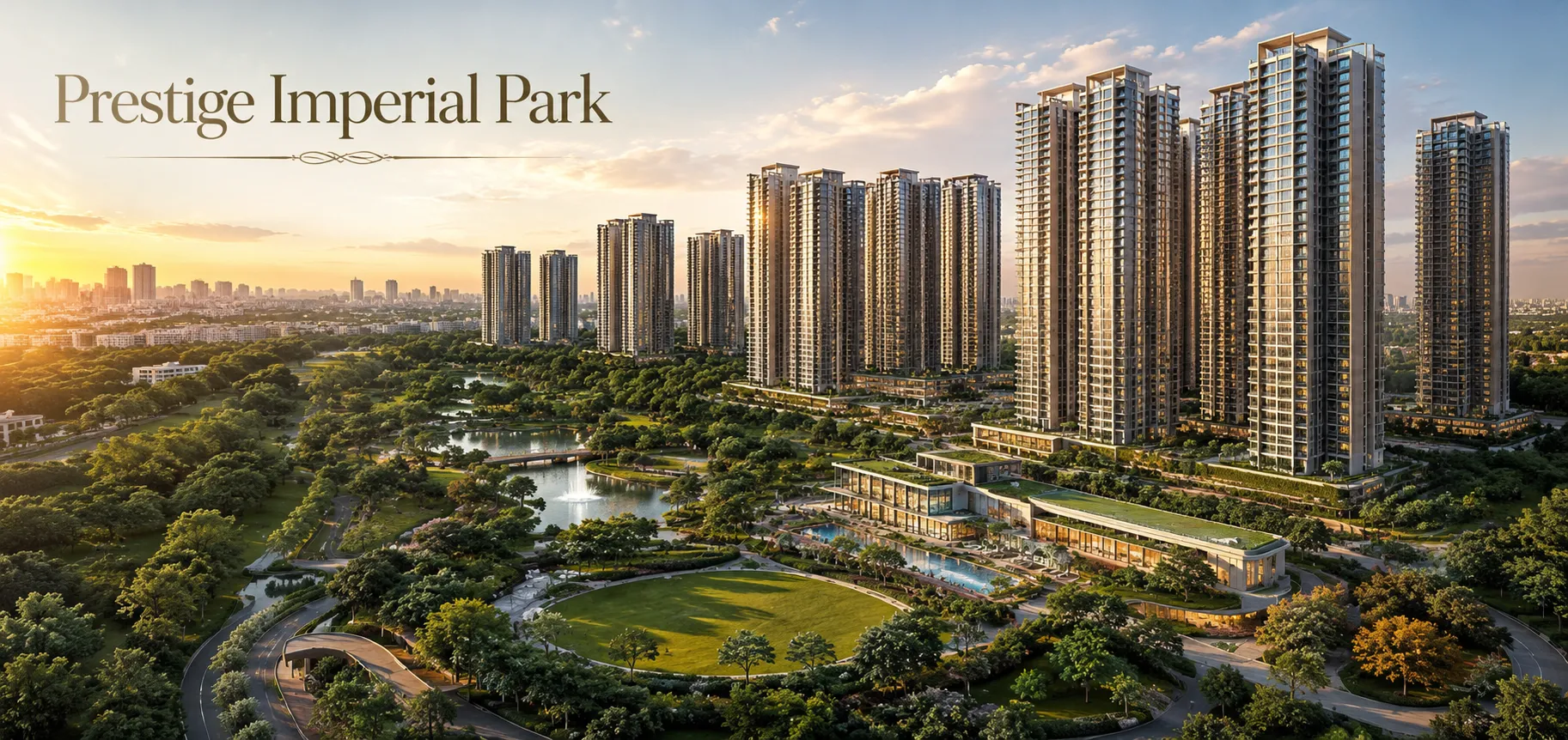 Prestige Imperial Park Night View Prestige Imperial Park Night View